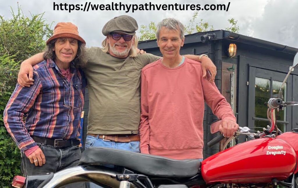 Guy Willison on a bike show 